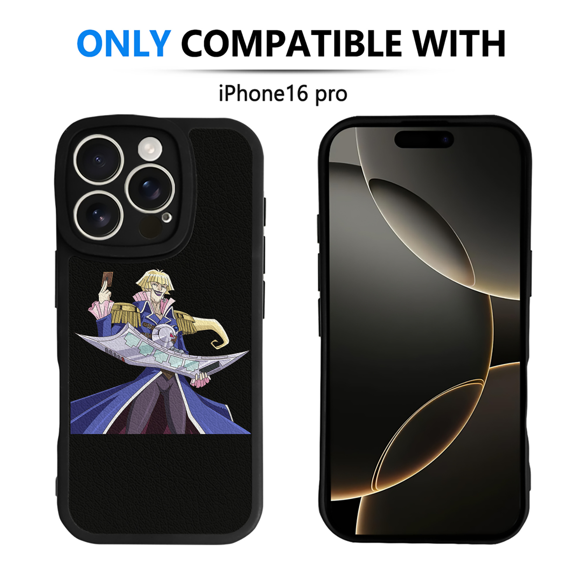 遊☆戯☆王 Yu-Gi-Oh! 【iPhone 16シリーズ対応】シリコンスマホケース（レザー調） 材質：シリコン